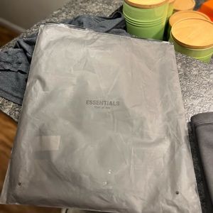 Fear of God Essentials “Iron”(light black) crew neck RELAXED sweatshirt Medium